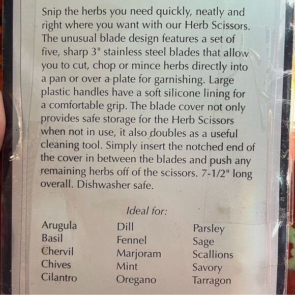 Herb scissors new rsvp in box nib - Picture 3 of 4